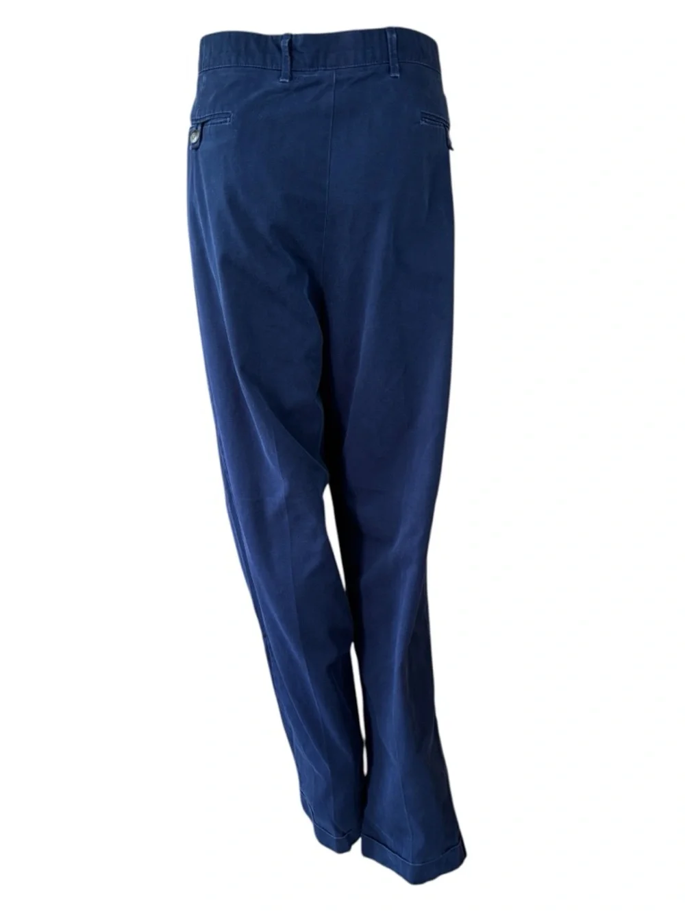 Dockers Men's black pleated chinos, size 38/34, vintage, office, dressy, casual - Picture 6 of 10